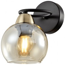 Απλίκα Τοίχου 1xE27 230V Μαύρο-Μπρονζέ 955JAY1W